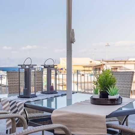 Spacious Maisonette - Roof Top View Of Corfu Port Mantouki Eksteriør billede
