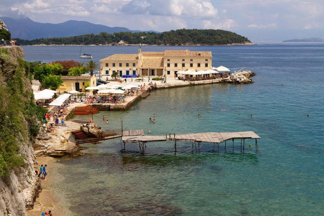 Spacious Maisonette - Roof Top View Of Corfu Port Mantouki Eksteriør billede
